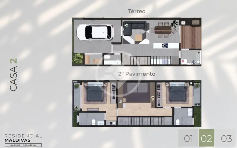 Sobrado 2 quartos no Campeche, Florianópolis — foto 4 de 6
