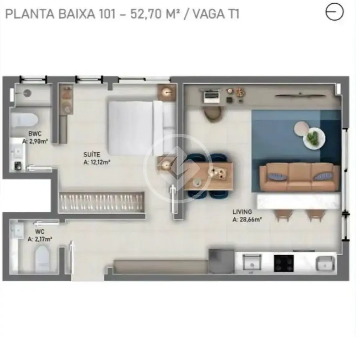 Apartamento 1 quarto no Centro, Florianópolis — foto 5 de 6