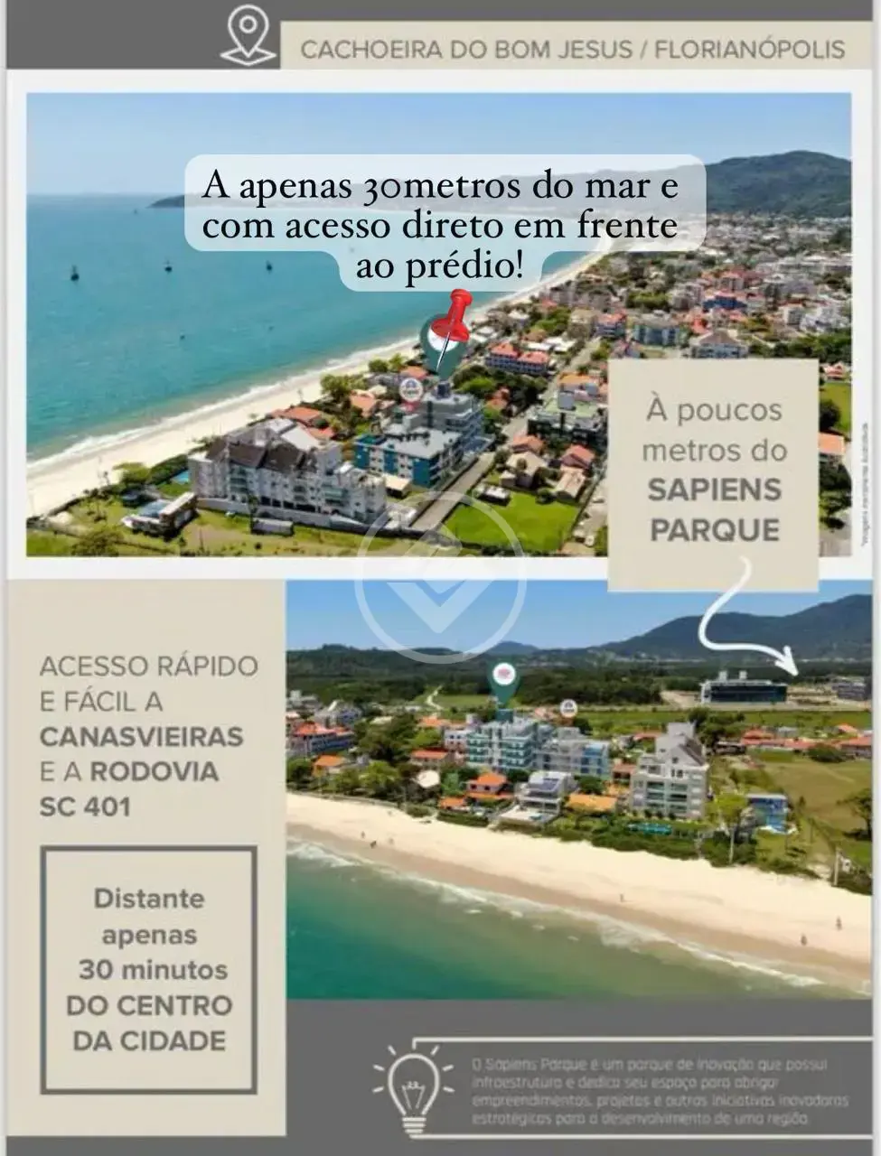 Apartamento 2 quartos no Cachoeira do Bom Jesus, Florianópolis — foto 3 de 5