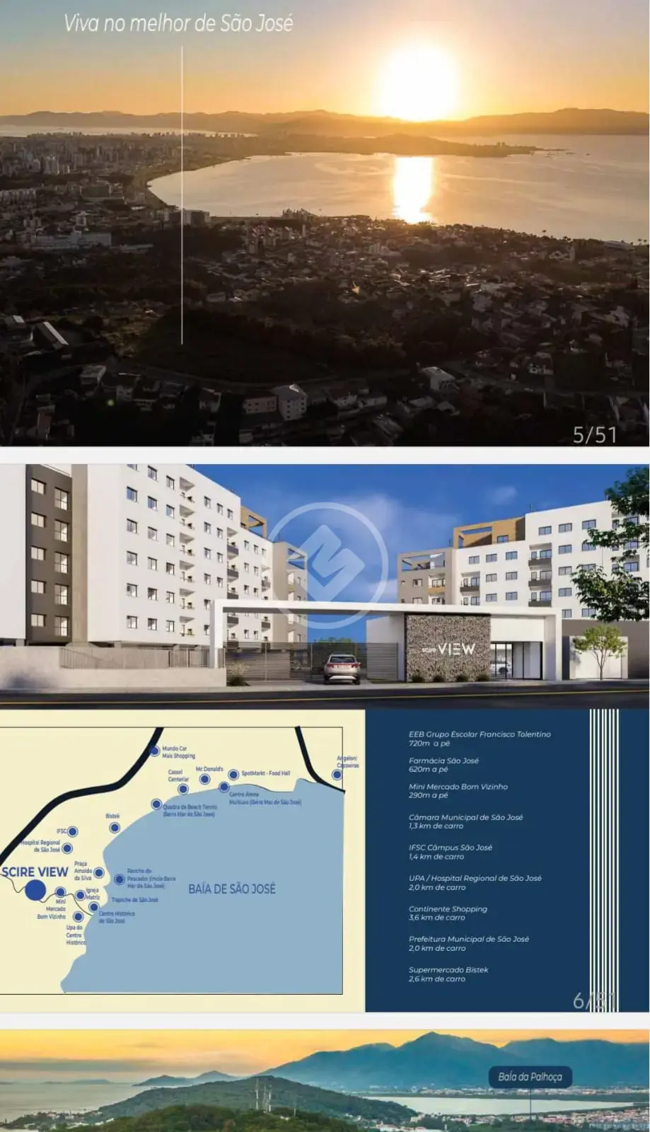 Apartamento 3 quartos no Centro, São José — foto 4 de 5