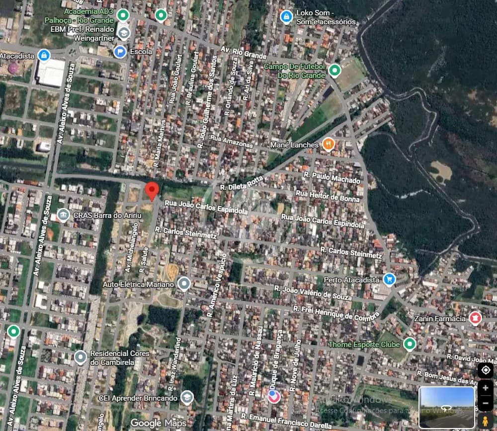 Terreno de esquina na Villa Toscana em Palhoça/SC