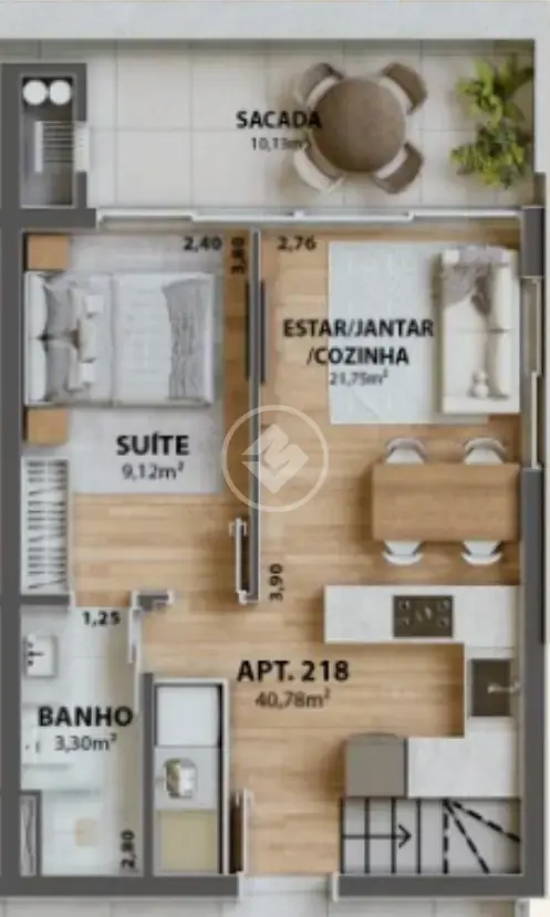 Apartamento 1 quarto no Campeche, Florianópolis — foto 4 de 4
