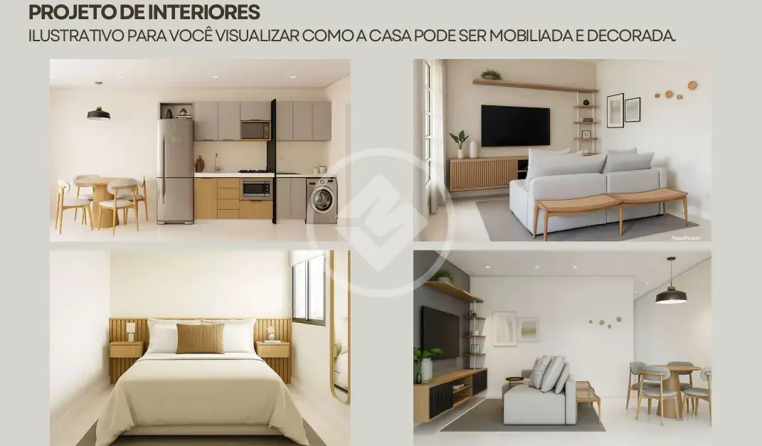 Casa Condomínio 2 quartos no Forquilhas, São José — foto 5 de 6