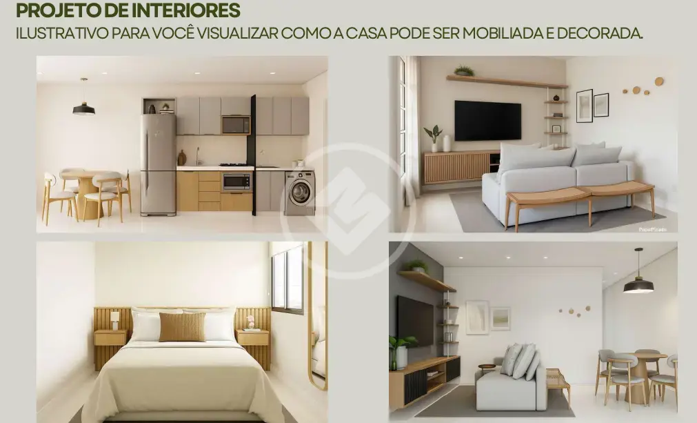 Casa Condomínio 2 quartos no Forquilhas, São José — foto 3 de 4