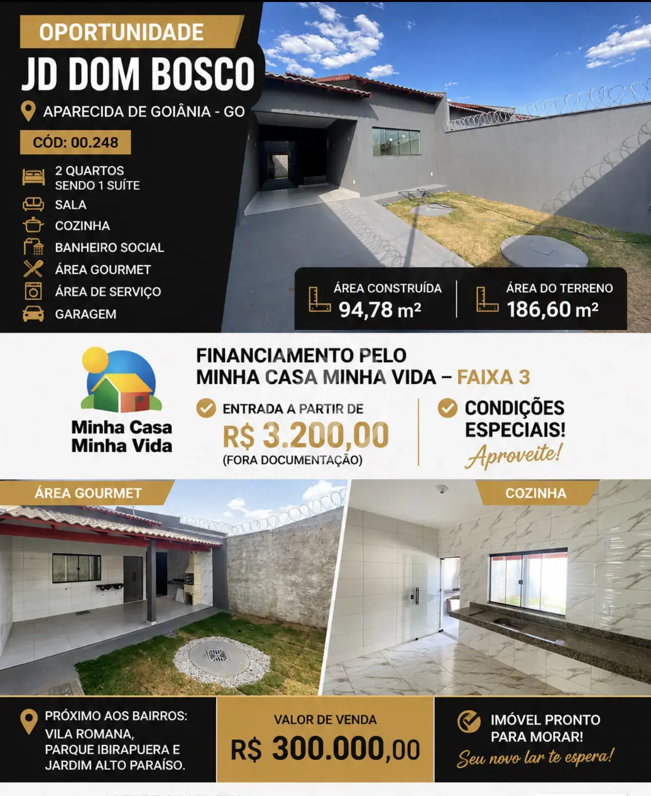 Casa Jardim Dom Bosco 2ª Etapa, Aparecida de Goiânia - GO — foto 1