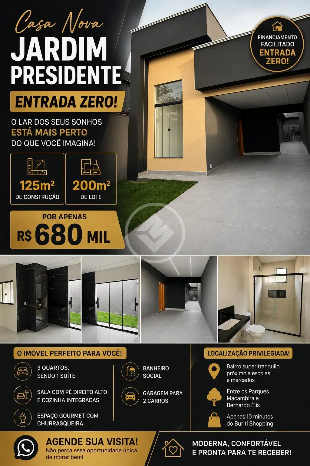 Casa Jardim Presidente, Goiânia - GO — foto 1