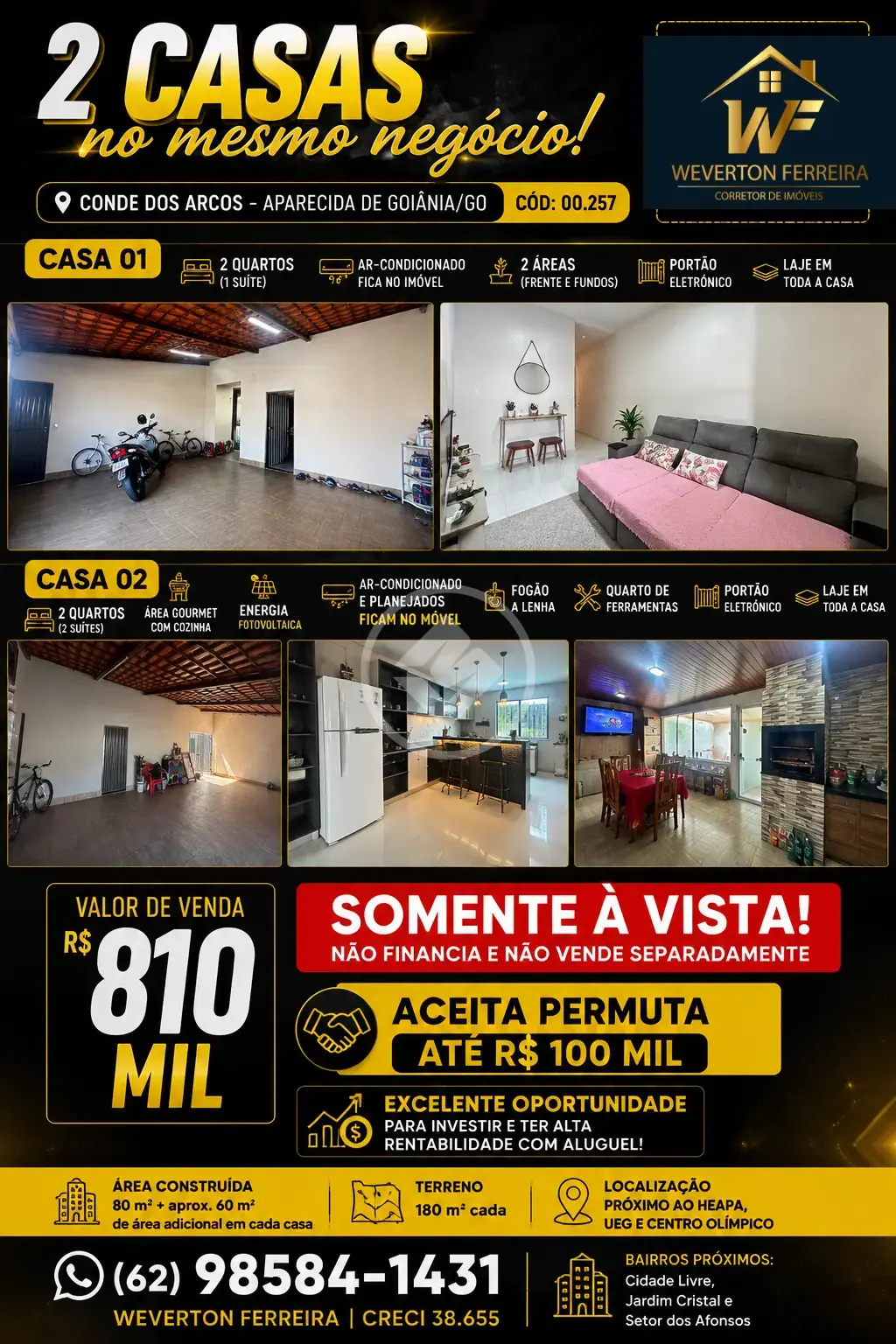 Casa Setor Conde dos Arcos, Aparecida de Goiânia - GO — foto 1