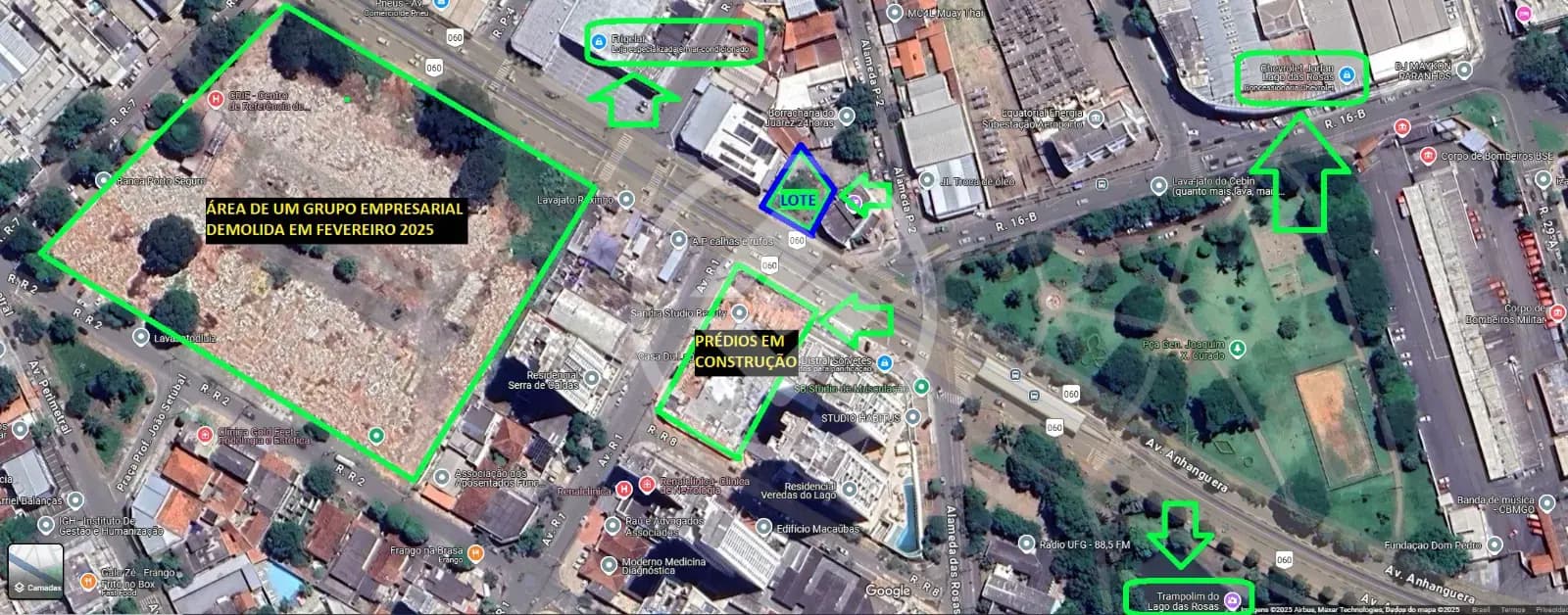 Terreno Setor dos Funcionários, Goiânia - GO — foto 1