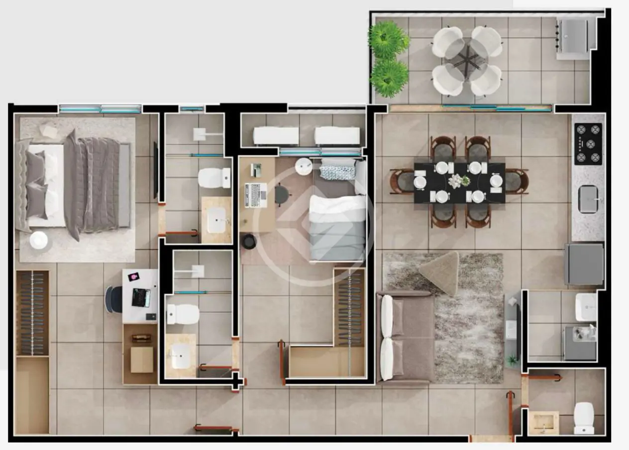 Apartamento Setor Pedro Ludovico, Goiânia - GO — foto 1