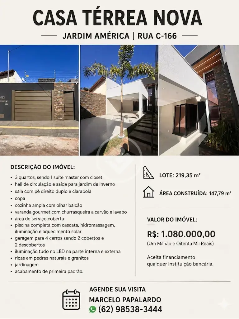 Casa Jardim América, Goiânia - GO — foto 1