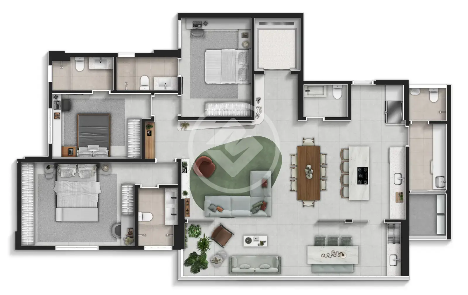 Apartamento 3 quartos no Park Lozandes, Goiânia — foto 6 de 6