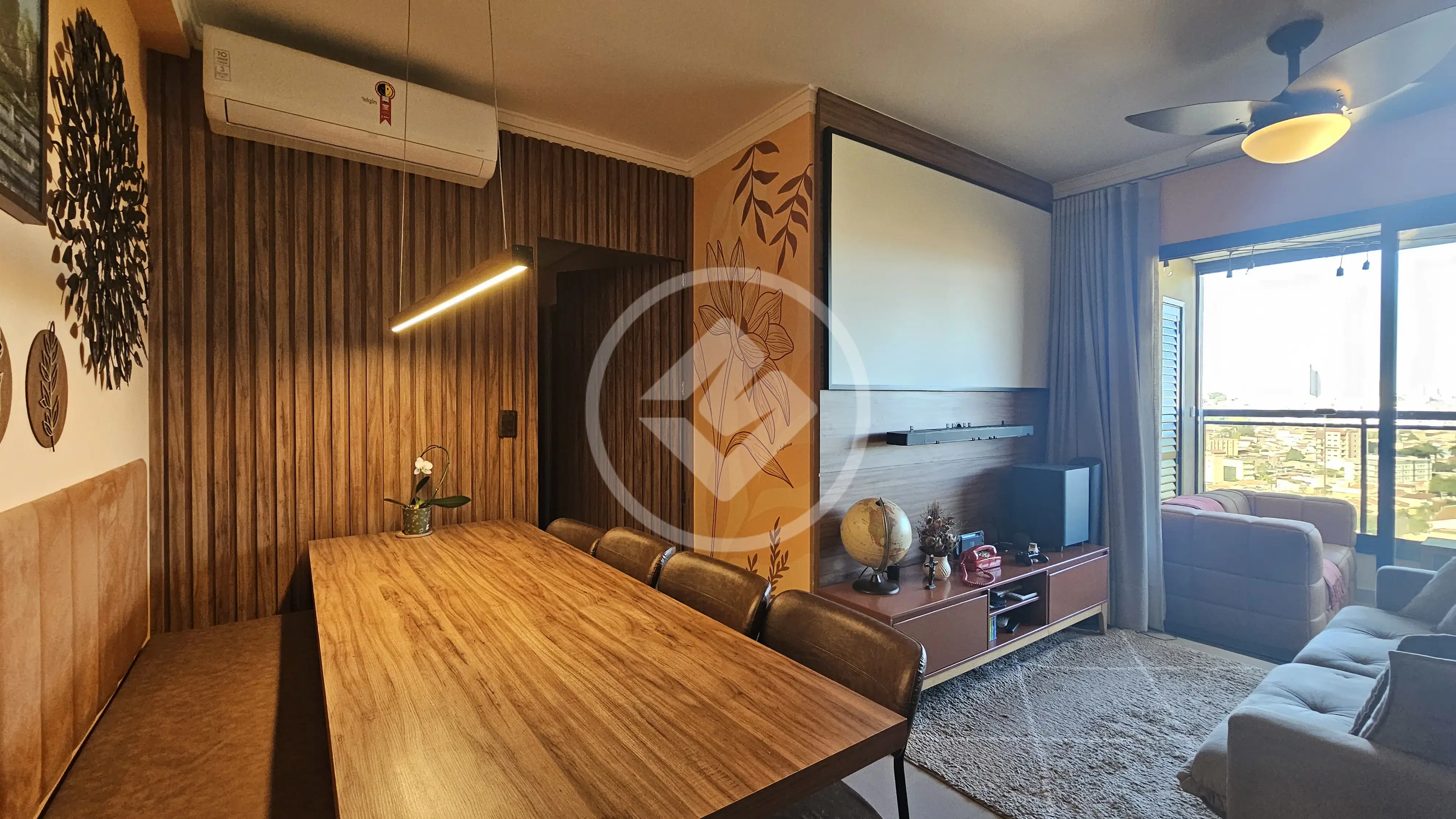 Edifício Orla da Mata | Apartamento Completo, Andar Alto com Vista Livre