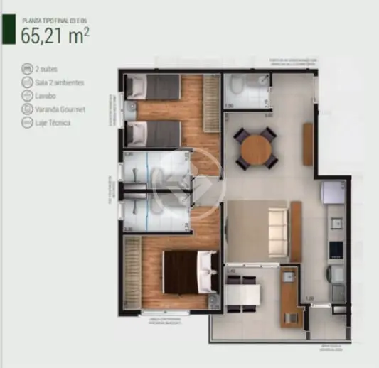 Apartamento 2 quartos no Vila do Golfe, Ribeirão Preto — foto 6 de 6