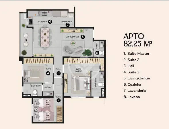 Apartamento Residencial Flórida, Goiânia - GO — foto 2