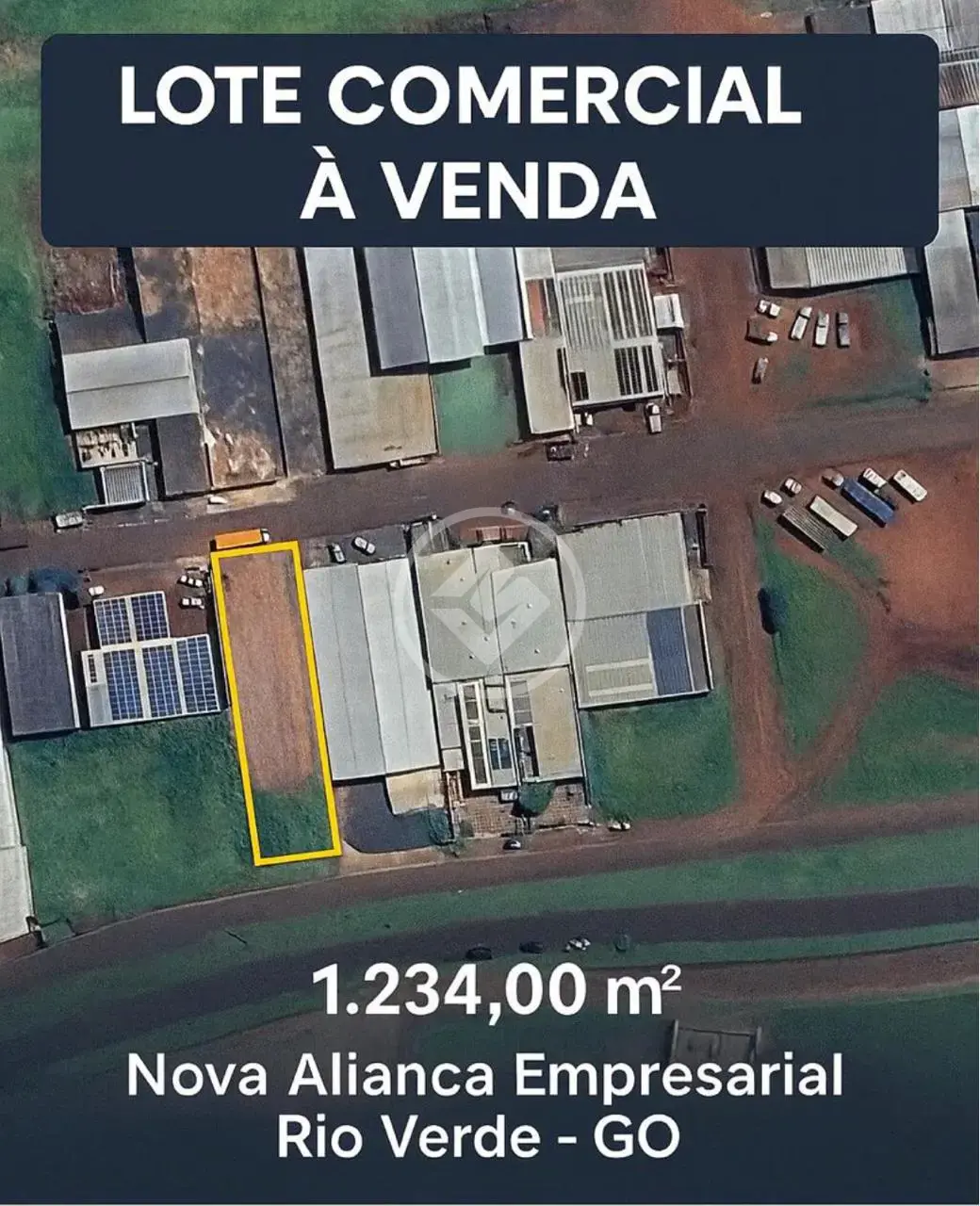 Terreno Comercial Cidade Empresarial Nova Aliança 2, Rio Verde - GO — foto 1