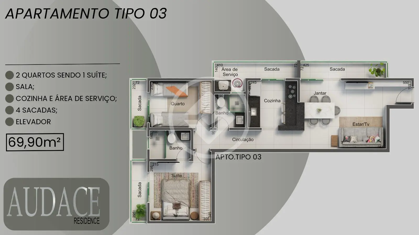 Apartamento 2 quartos no Santa Mônica, Uberlândia — foto 3 de 6