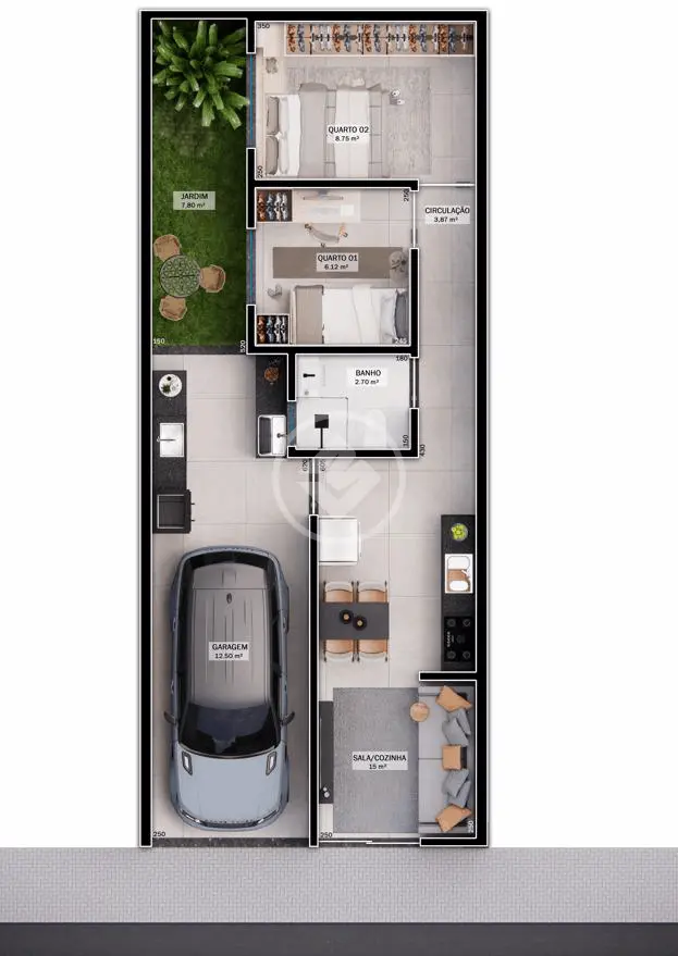 Casa 2 quartos no Panorama, Uberlândia — foto 5 de 6