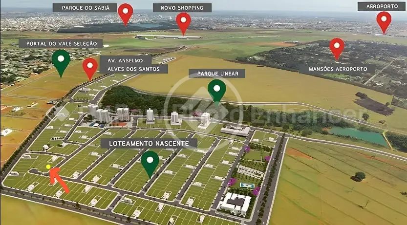 Terreno à Venda - 253 m² - Portal do Valle - Uberlândia - MG