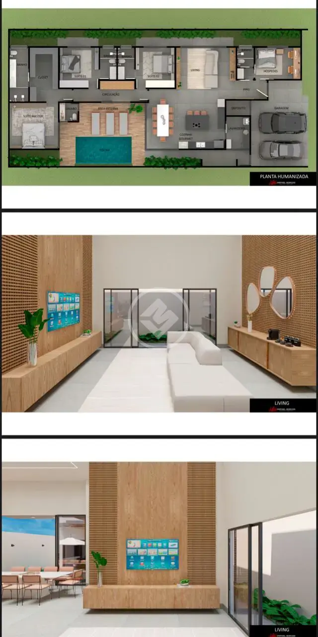 Casa Condomínio 3 quartos no Laranjeiras, Uberlândia — foto 3 de 3
