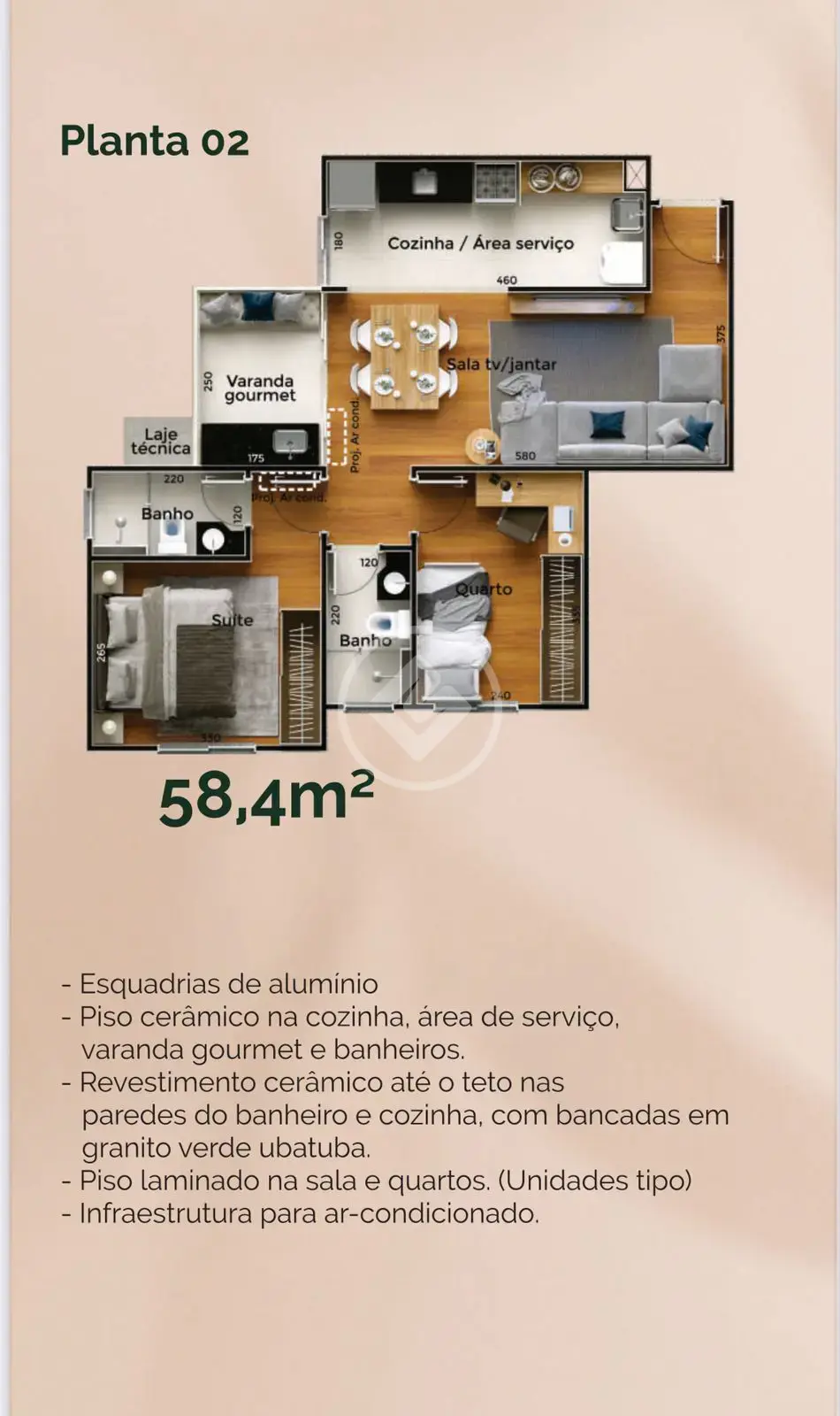 Apartamento 2 quartos no Grand Ville, Uberlândia — foto 4 de 4