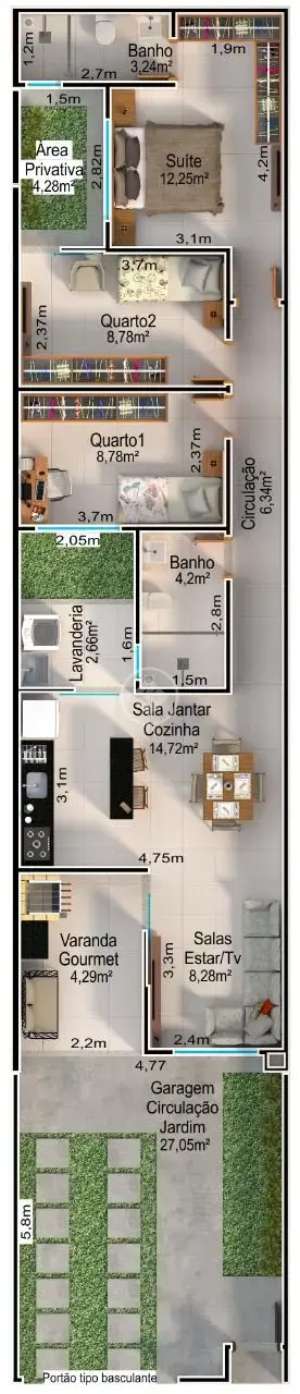 Casa 3 quartos no Novo Mundo, Uberlândia — foto 3 de 3