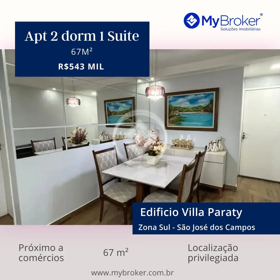 Apartamento de 67m² à venda no Parque Industrial - SJC