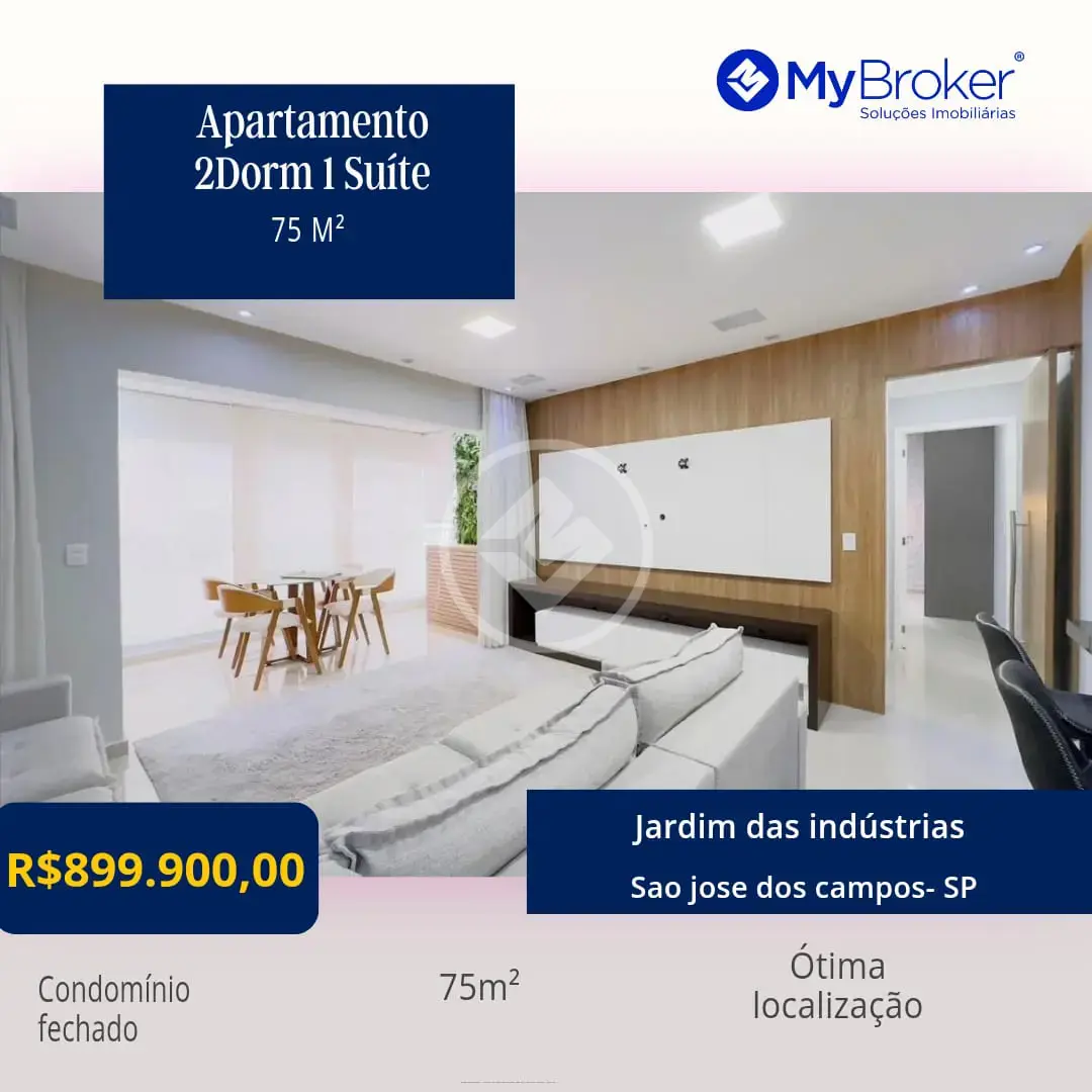 Apartamento Jardim das Industrias, São José dos Campos - SP — foto 1