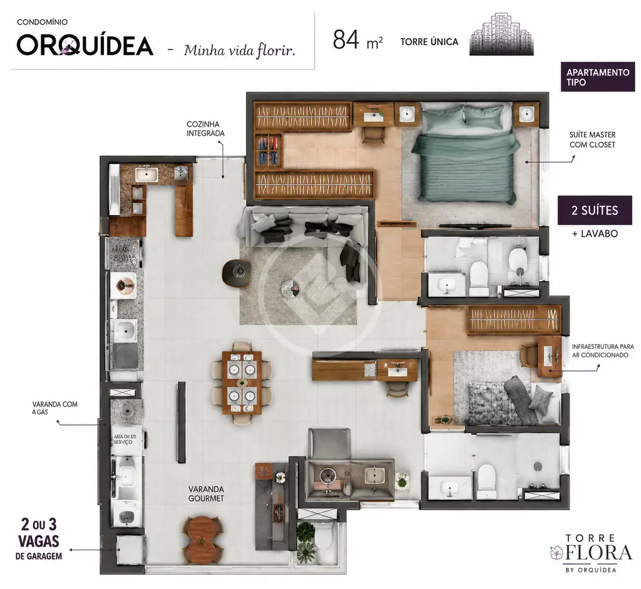 Apartamento 3 quartos no Bosque dos Eucaliptos, São José dos Campos — foto 4 de 6