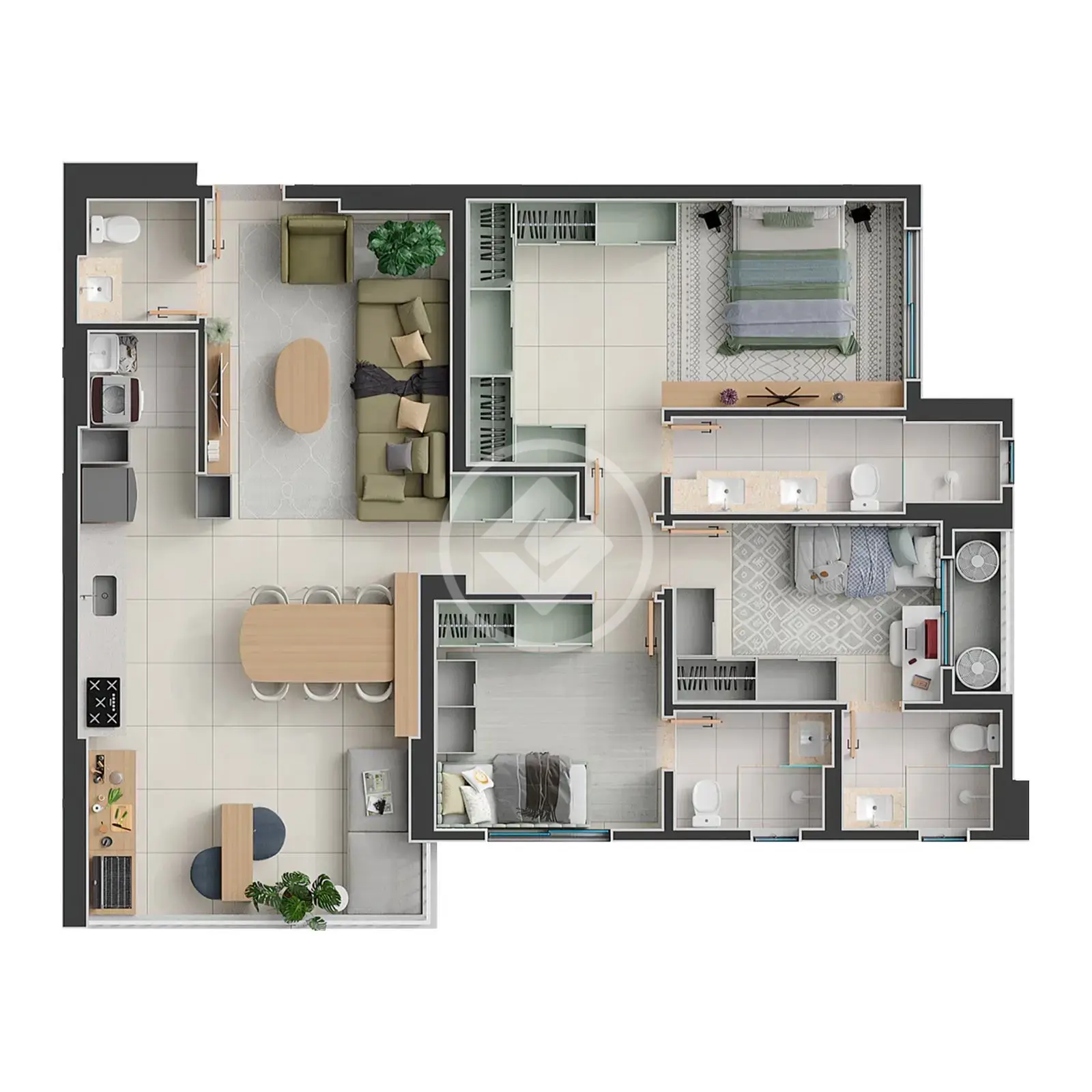 Apartamento Nova Suiça, Goiânia - GO — foto 1