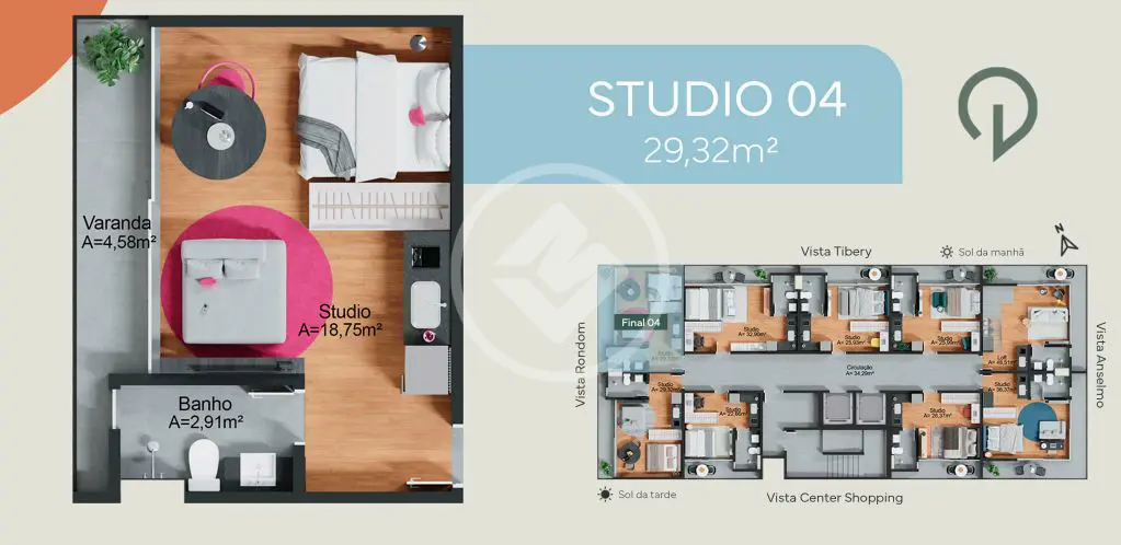 Apartamento Tibery, Uberlândia - MG — foto 1