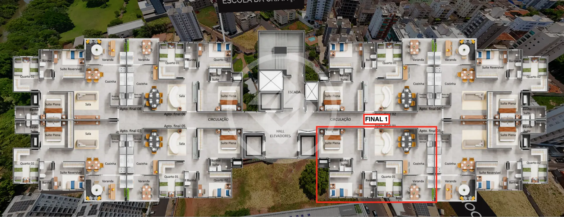 Apartamento 3 quartos no COPACABANA, Uberlândia — foto 4 de 4
