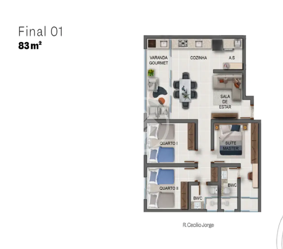 Apartamento 3 quartos no Santa Mônica, Uberlândia — foto 3 de 6