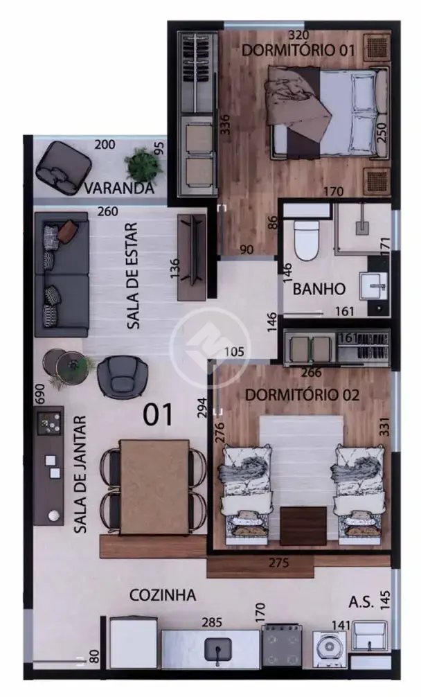 Apartamento 2 quartos no Residencial Nova Era, Valinhos — foto 6 de 6